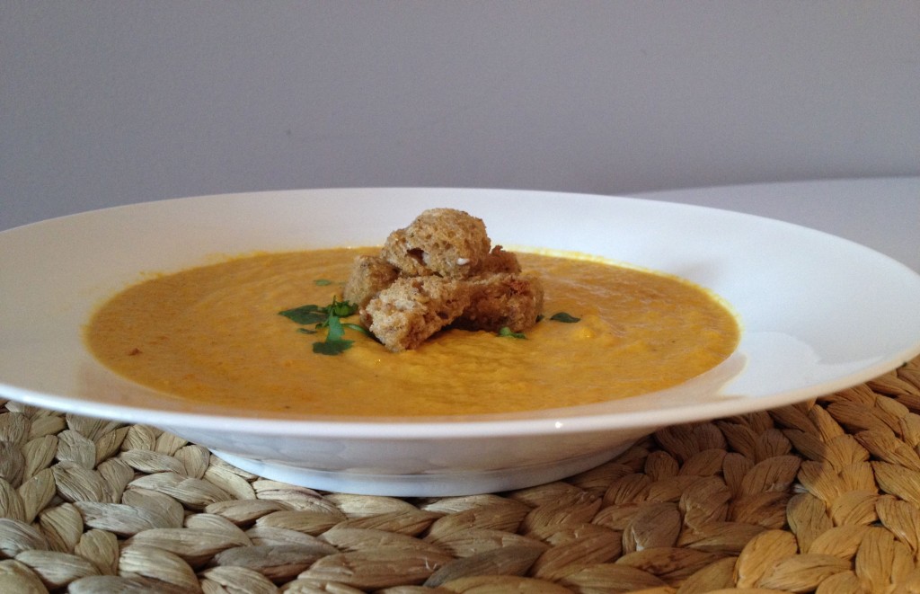 Coconut, Ginger and Carrot Soup