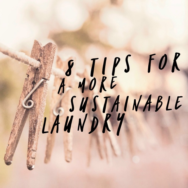8 Tips for A More Sustainable Laundry | I Spy Plum Pie