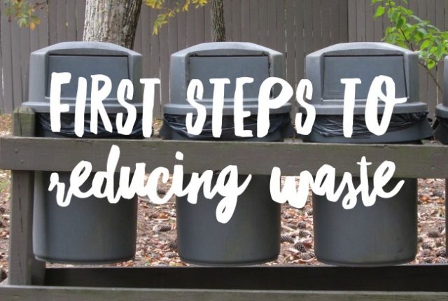 First steps to reducing waste | I Spy Plum Pie