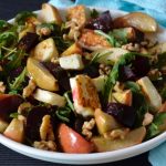 Recipe: Roast Beetroot, Apple & Haloumi Salad
