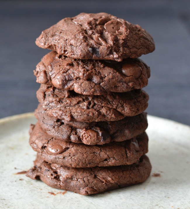 Dark Chocolate Chilli Cookies | I Spy Plum Pie