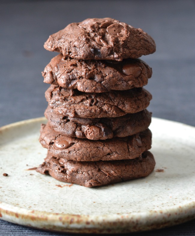 Dark Chocolate Chilli Cookies | I Spy Plum Pie