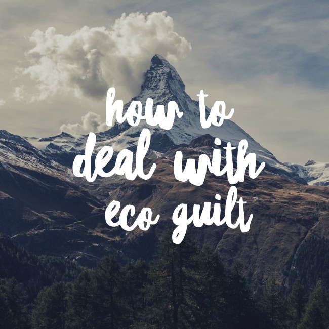 How To Deal With Eco Guilt | I Spy Plum Pie