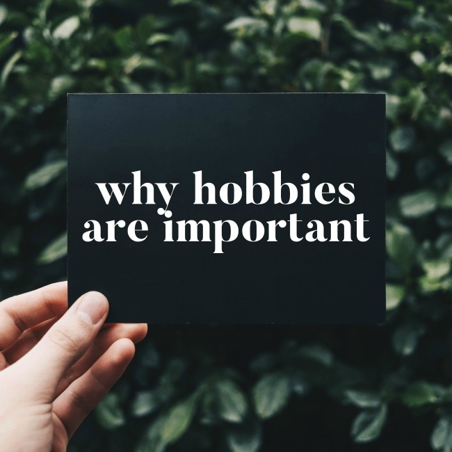 Why Hobbies Are Important | I Spy Plum Pie