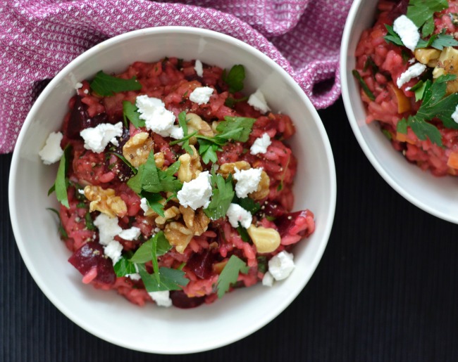 Simple Beetroot Risotto | I Spy Plum Pie