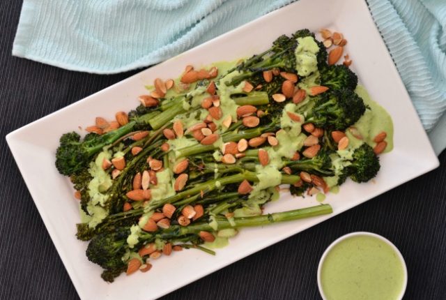 Roasted Broccolini Salad | I Spy Plum Pie
