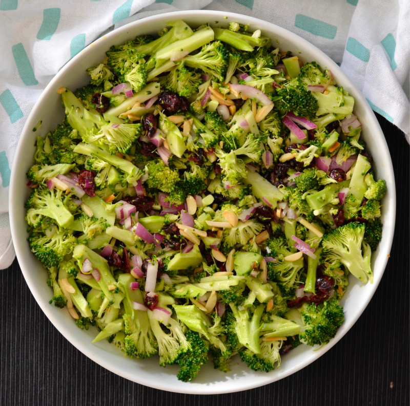 Broccoli Cranberry Salad | I Spy Plum Pie