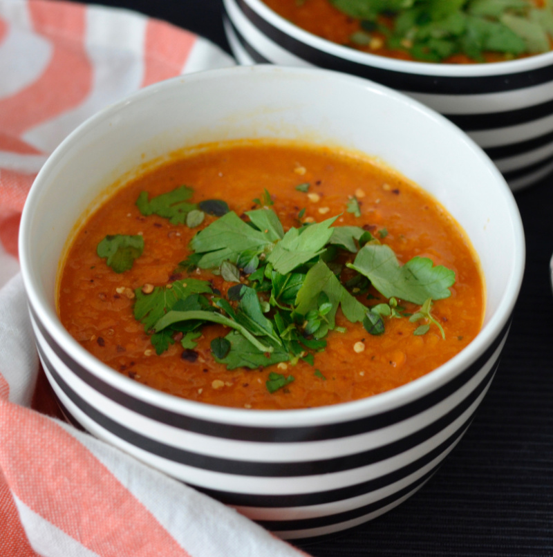 Roasted Capsicum and Fennel Soup | I Spy Plum Pie