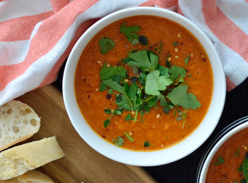 Roasted Capsicum and Fennel Soup | I Spy Plum Pie