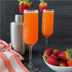 Recipe: Grapefruit Strawberry Mimosas