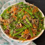 Recipe: Tofu Edamame Soba Noodle Salad