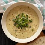 Recipe: Cauliflower Leek and Cannellini Bean Soup