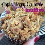Recipe: Apple-Berry Crumble Muffins