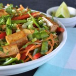 Recipe: Baked Tofu Vermicelli Salad