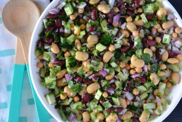 Parsley Bean Salad | I Spy Plum Pie