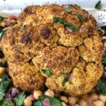 Recipe: Whole Roast Cauliflower with Chickpeas