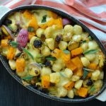 Recipe: Roast Pumpkin and Brussels Sprouts Baked Gnocchi