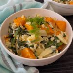 Recipe: Roast Pumpkin Fennel and Spinach Risotto